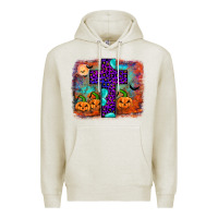 Oatmeal Heather halloween cross Premium Hoodie - JahusDesignShop