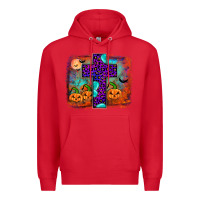 Red halloween cross Premium Hoodie - JahusDesignShop