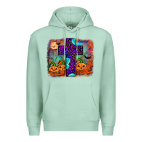 Seafoam halloween cross Premium Hoodie - JahusDesignShop