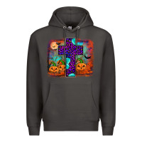 Smoke halloween cross Premium Hoodie - JahusDesignShop