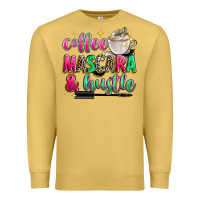 Antique Gold coffee mascara and hustle Premium Sweatshirt - Zillion Design Studio