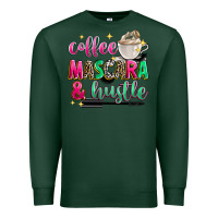 Sports Green coffee mascara and hustle Premium Sweatshirt - Zillion Design Studio