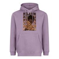 Lavender melanin melanin melanin with afro girl Heavyweight Hoodie - texasbilliewilder