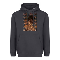 Smoke melanin melanin melanin with afro girl Heavyweight Hoodie - texasbilliewilder