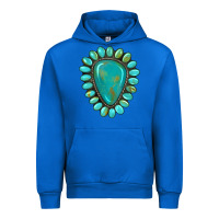 Cobalt western gemstone turquoise Urban Hoodie - Artiststas