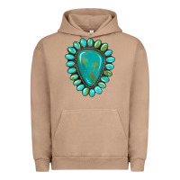 Pigment Burro western gemstone turquoise Urban Hoodie - Artiststas