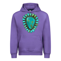 Tulip western gemstone turquoise Urban Hoodie - Artiststas