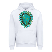 White western gemstone turquoise Urban Hoodie - Artiststas