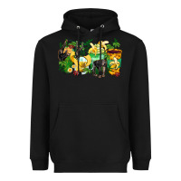Black monkey coffee cups Heavyweight Hoodie - Zillion Design Studio