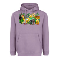 Lavender monkey coffee cups Heavyweight Hoodie - Zillion Design Studio