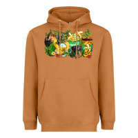 Meerkat monkey coffee cups Heavyweight Hoodie - Zillion Design Studio