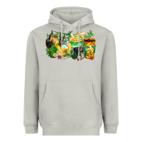 Moon Dust monkey coffee cups Heavyweight Hoodie - Zillion Design Studio