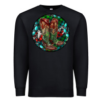 Black Christmas Cowboy Boots Premium Sweatshirt - RanaPortraitStore