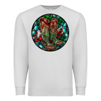 Dove Grey Christmas Cowboy Boots Premium Sweatshirt - RanaPortraitStore