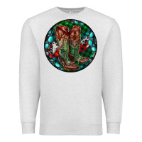 Oatmeal Heather Christmas Cowboy Boots Premium Sweatshirt - RanaPortraitStore