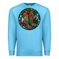 Ocean Blue Christmas Cowboy Boots Premium Sweatshirt - RanaPortraitStore
