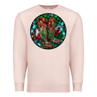 Pale Pink Christmas Cowboy Boots Premium Sweatshirt - RanaPortraitStore