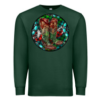 Sports Green Christmas Cowboy Boots Premium Sweatshirt - RanaPortraitStore