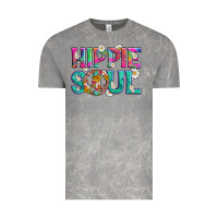 Cloud Rock hippie soul with tie dye and flowers Vintage Tee - Artiststas