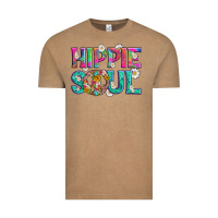 Vintage Coffee hippie soul with tie dye and flowers Vintage Tee - Artiststas