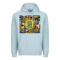 Blue Mist gigi sunflower turquoise Premium Hoodie - Jasminsmagicworld