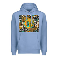 Colony Blue gigi sunflower turquoise Premium Hoodie - Jasminsmagicworld