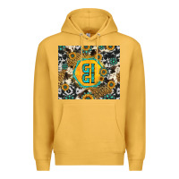 Mustard gigi sunflower turquoise Premium Hoodie - Jasminsmagicworld