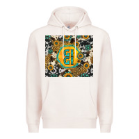 Pale Pink gigi sunflower turquoise Premium Hoodie - Jasminsmagicworld