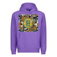 Purple gigi sunflower turquoise Premium Hoodie - Jasminsmagicworld