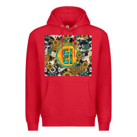 Red gigi sunflower turquoise Premium Hoodie - Jasminsmagicworld
