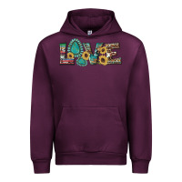 Mauve Wine western gemstone sunflowers serape leopard turquoise love Urban Hoodie - Artiststas
