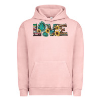 Pigment Salmon western gemstone sunflowers serape leopard turquoise love Urban Hoodie - Artiststas