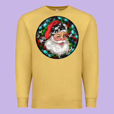 Christmas Santa Claus Premium Sweatshirt Designed By Ranaportraitstore