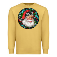 Antique Gold Christmas Santa Claus Premium Sweatshirt - RanaPortraitStore