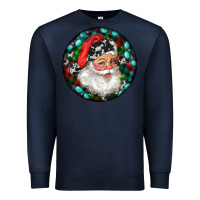 Navy Christmas Santa Claus Premium Sweatshirt - RanaPortraitStore