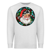 Oatmeal Heather Christmas Santa Claus Premium Sweatshirt - RanaPortraitStore