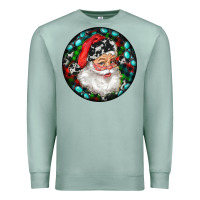 Seafoam Christmas Santa Claus Premium Sweatshirt - RanaPortraitStore