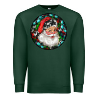 Sports Green Christmas Santa Claus Premium Sweatshirt - RanaPortraitStore