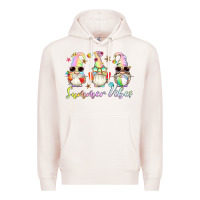 Pale Pink summer vibes gnomes Premium Hoodie - Artiststas