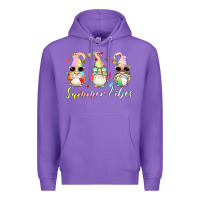Purple summer vibes gnomes Premium Hoodie - Artiststas