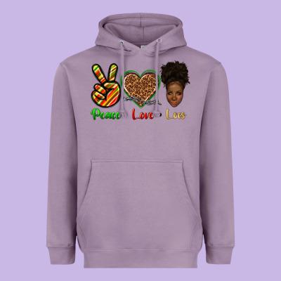 Heavyweight Hoodie peace love locs
