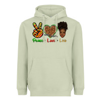Matcha peace love locs Heavyweight Hoodie - texasbilliewilder