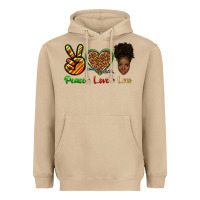 Mushroom peace love locs Heavyweight Hoodie - texasbilliewilder