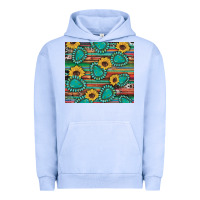 Pigment Grape Ice western gemstone sunflowers serape cowhide glitter wooden Urban Hoodie - Artiststas