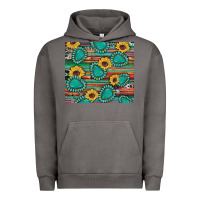 Pigment Tornado western gemstone sunflowers serape cowhide glitter wooden Urban Hoodie - Artiststas