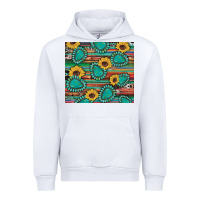 White western gemstone sunflowers serape cowhide glitter wooden Urban Hoodie - Artiststas