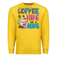 Lemon coffee is a hug in a Premium Sweatshirt - Zillion Design Studio