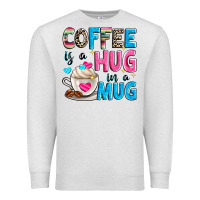 Oatmeal Heather coffee is a hug in a Premium Sweatshirt - Zillion Design Studio