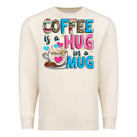 Sandshell coffee is a hug in a Premium Sweatshirt - Zillion Design Studio