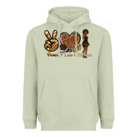 Matcha peace love melanin Heavyweight Hoodie - texasbilliewilder